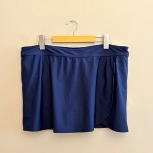 Vintage Navy Blue Swim Skirt – Size Large NWT